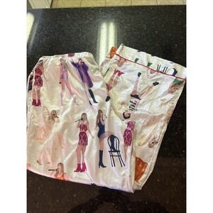 Taylor Swift Pajama Pants‎ Sz XXL Singer Concert Silky Sleepwear Sleep Pajamas